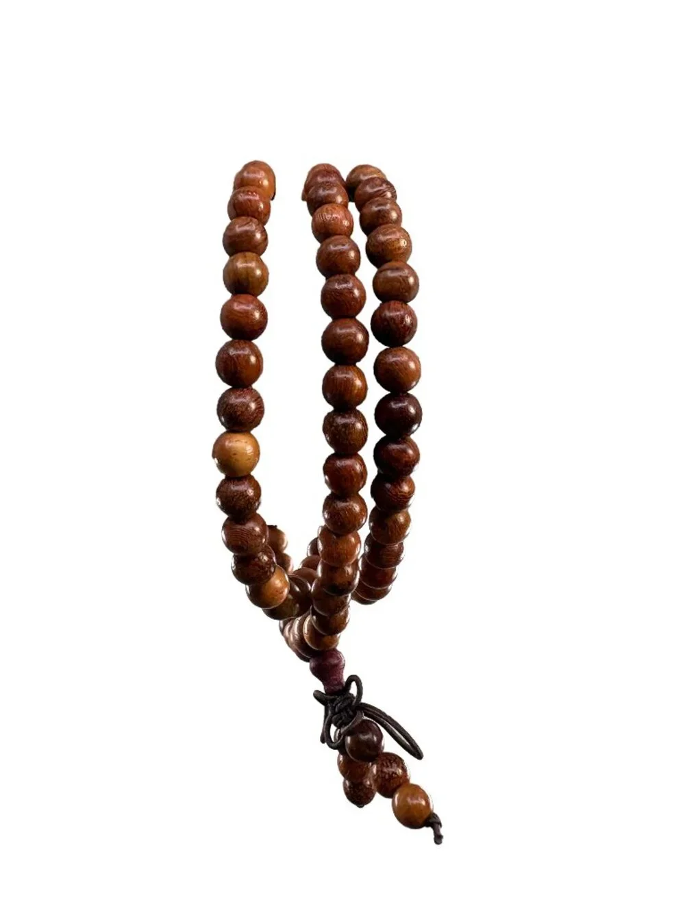 Burmese Padauk Wood Mala Prayer Beads 6mm 108 Beads Necklace Bracelet 12.9g